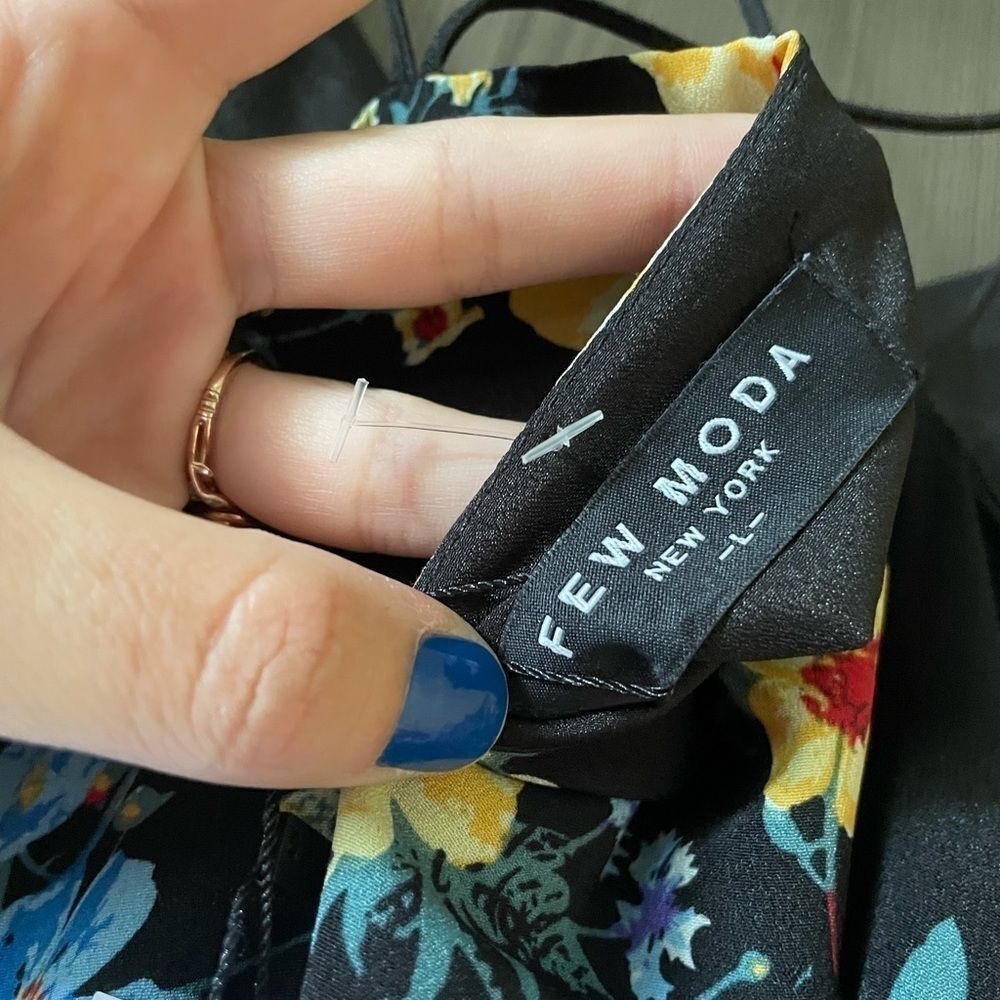 Few Moda Color-blocked Patterned Maxi Dress - Picture 8 of 16